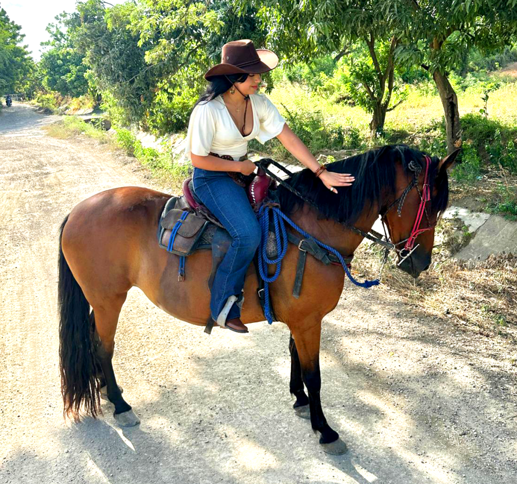 A woman on a horse. Photography for your event.
